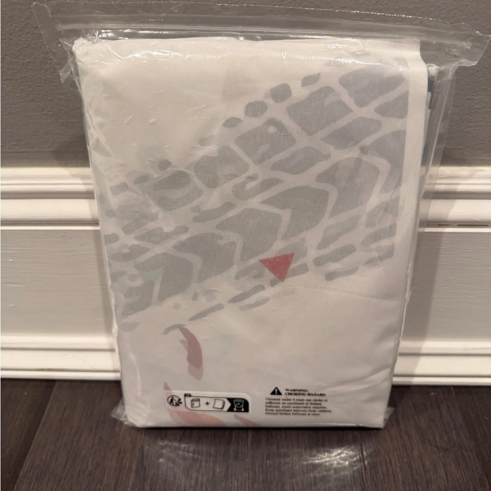 NWT First Lap Around the Track Race Car  1st Birthday Party Balloon & Backdrop